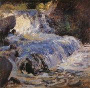 THe Waterfall John Henry Twachtman